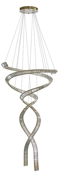 Spark Spiral Xxl függesztett lámpa, arany, 280 W