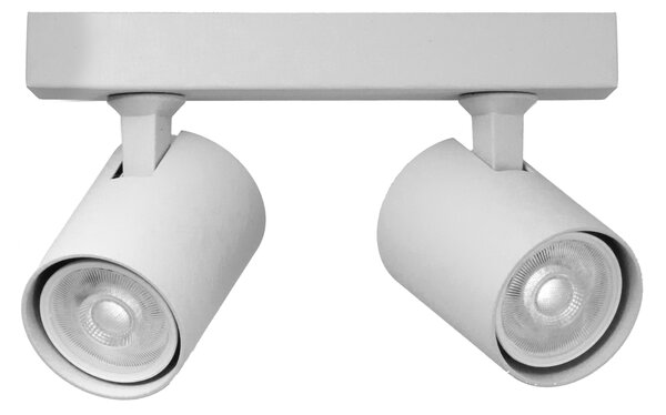 Exo Line felületre szerelhető spotlámpa, fehér, 2x 50 W