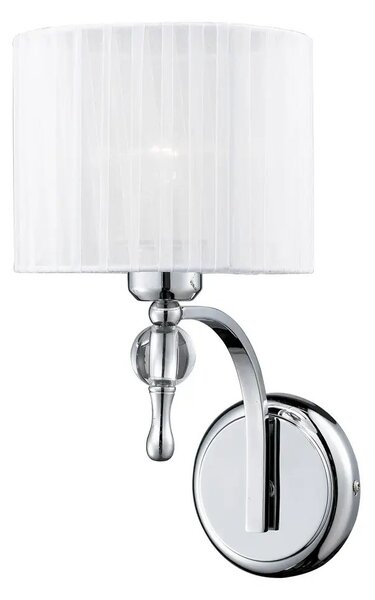Retro fali lámpa Impress white – Fehér
