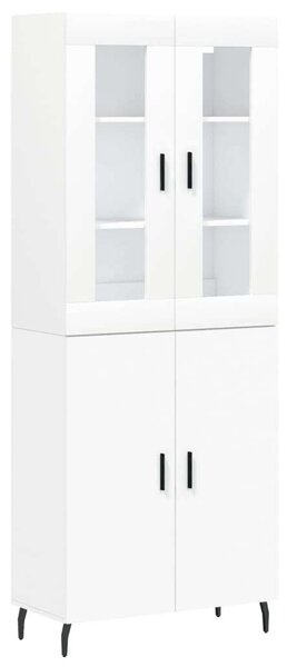 VidaXL Fehér Fa Magasszekrény - 180 cm
