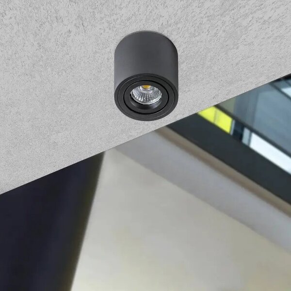 Modern spotlámpa Mini Bross fekete