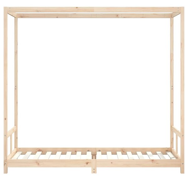 Tömör fenyőfa gyerekágykeret 80 x 200 cm