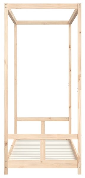 Tömör fenyőfa gyerekágykeret 80 x 200 cm
