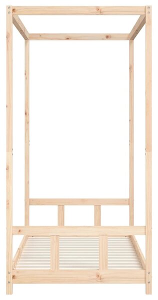 Tömör fenyőfa gyerekágykeret 90 x 190 cm