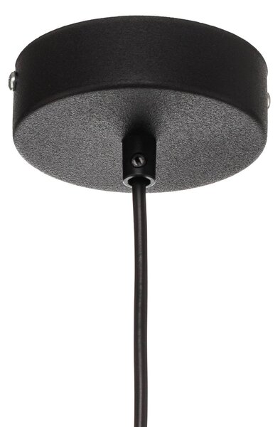 ALDEX Dione függő világítás, 1 izzó, fehér/fekete 30 cm, dimmelhető, Fehér / opál, Nappali / Étkező, Üveg, Modern
