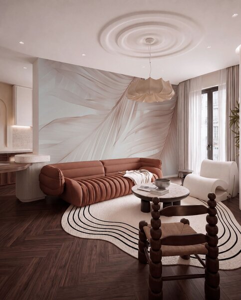 Fotótapéta Piros árnyalatú páfránylevelek, Fotótapéta erdő, Fotótapéta erdő trópusok, w04727v2 : Uwalls.hu