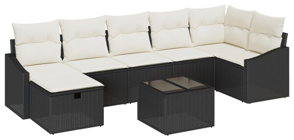 Kanapé Szett párnával 7 pcs polirattan