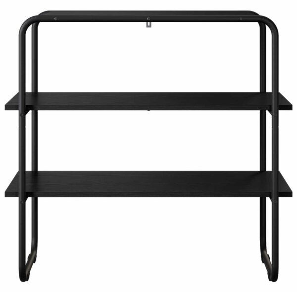 Konzolasztal Fekete Tölgy 60 x 41 x 75 cm Szerelt Fa