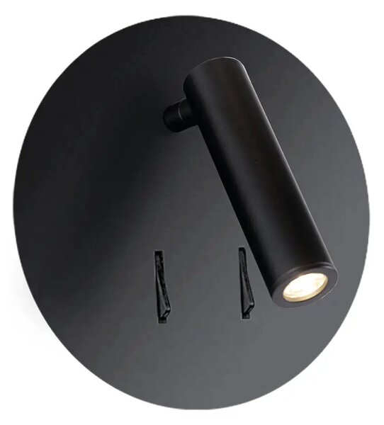 LED fali lámpa Faro fekete