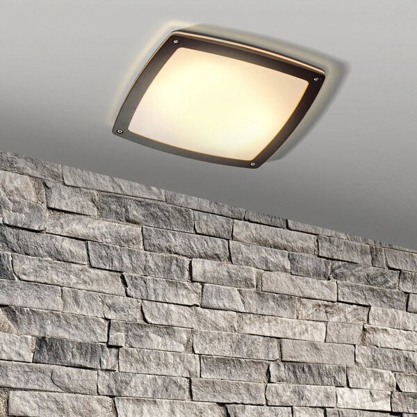 LED kültéri mennyezeti lámpa Fano S – Szürke