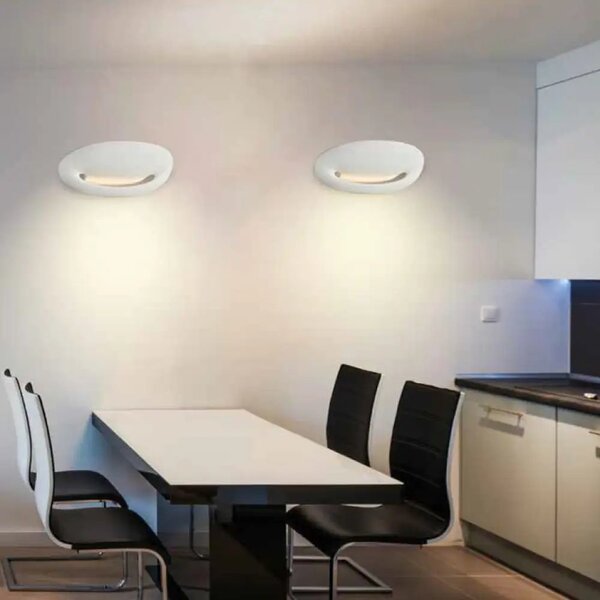LED fali lámpa Lar gold – Fehér