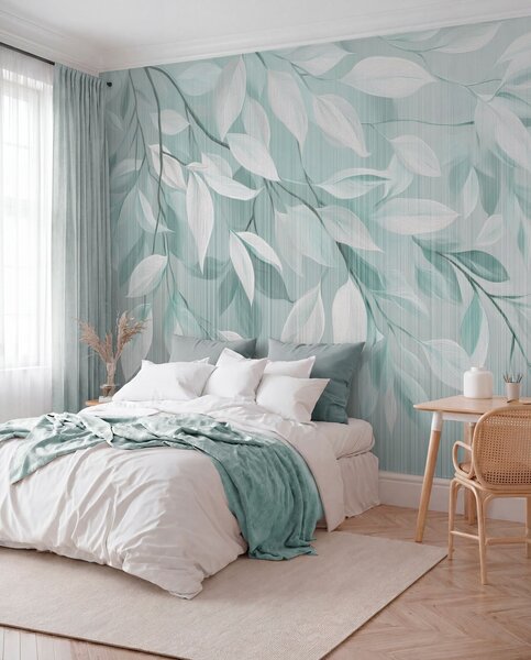 Fotótapéta Lógó faág, Természet fotótapéta, Fotótapéta természet levelek, w04903v1 : Uwalls.hu