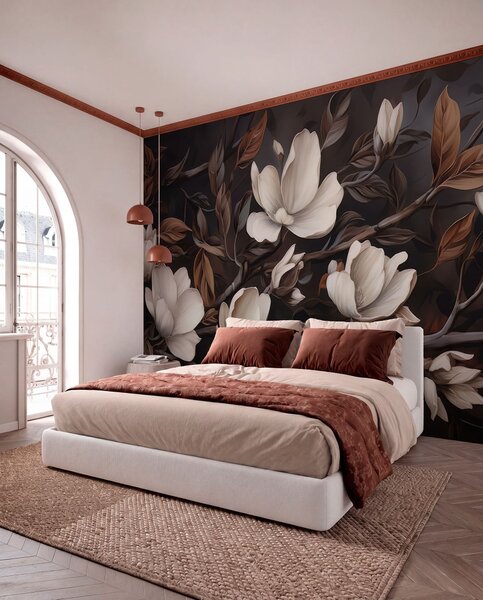 Fotótapéta Elegáns faág, Fotótapéta virágok és növények, w04950 : Uwalls.hu