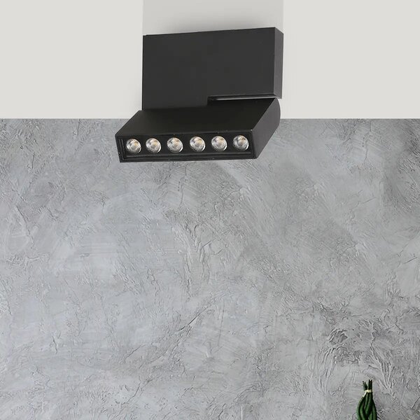 LED spotlámpa Leon fekete
