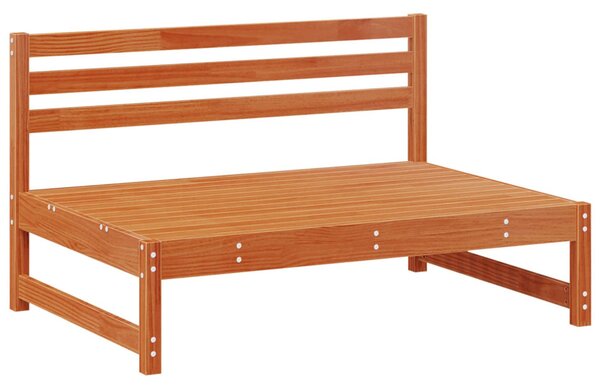 Kerti lounge szett 6 pcs Viaszbarna Tömör fenyő