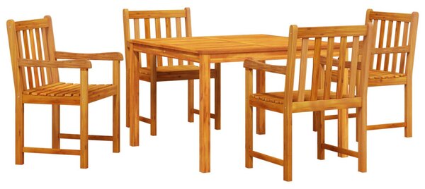 Kert étkező szett 5 pcs Barna Tömör akácfa