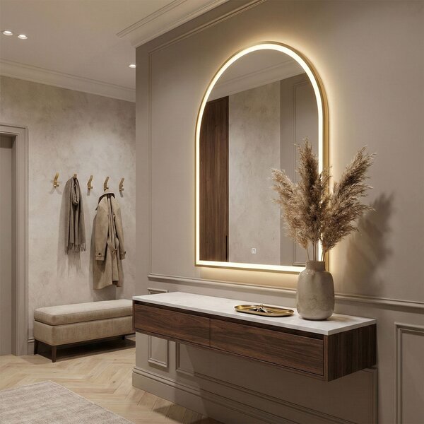 LED Tükör 60x100cm DART GOLD