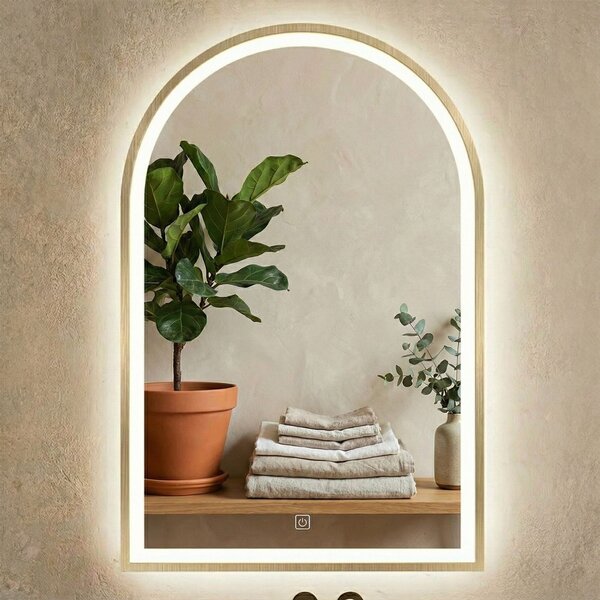 LED Tükör 60x100cm DART GOLD