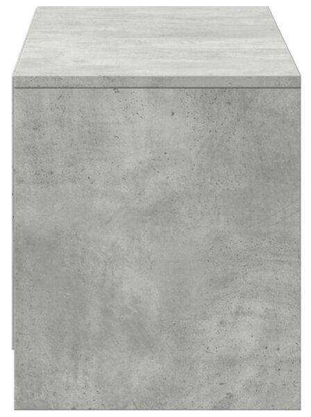 LED-es tévéállvány Beton Szürke 140 x 34 x 40 cm Mérnöki fa