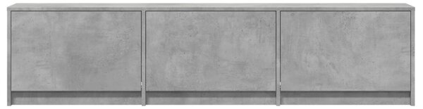 LED-es tévéállvány Beton Szürke 165 x 34 x 40 cm Mérnöki fa
