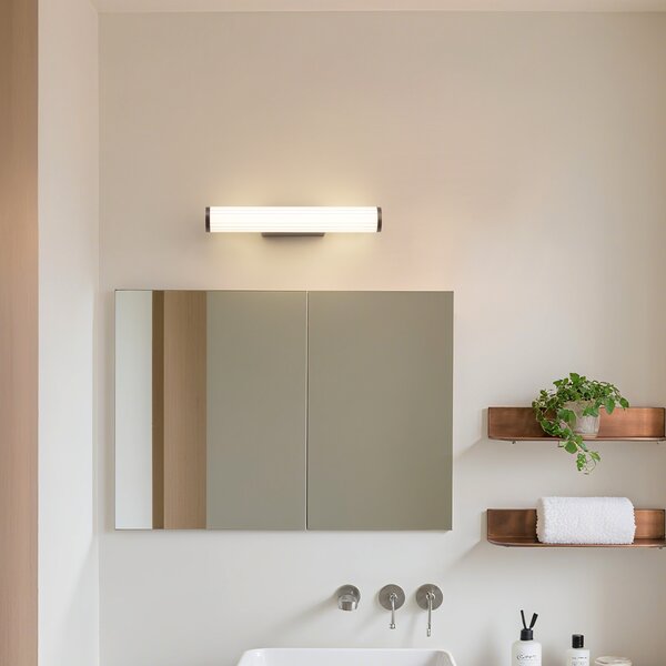 Retro bronz fali lámpa 40 cm LED-del IP44 - Coco