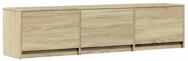 LED-es tévéállvány Sonoma tölgy 165 x 34 x 40 cm Mérnöki fa