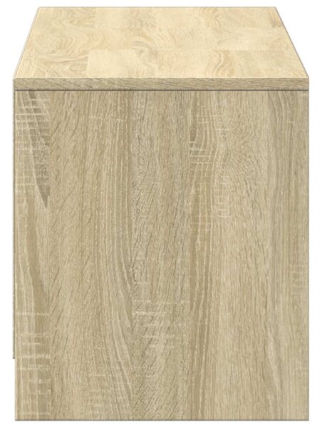 LED-es tévéállvány Sonoma tölgy 140 x 34 x 40 cm Mérnöki fa