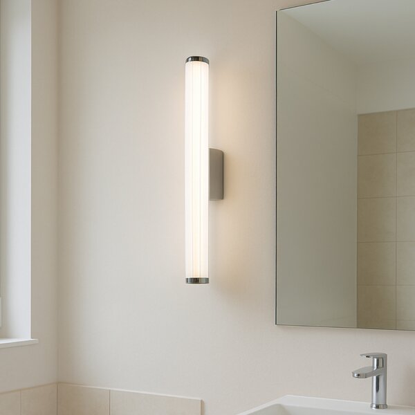 Retro fali lámpa gunmetal 60,4 cm LED-del IP44 - Coco
