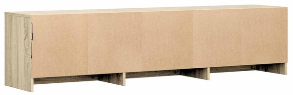 LED-es tévéállvány Sonoma tölgy 165 x 34 x 40 cm Mérnöki fa
