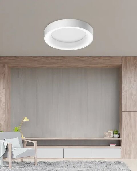 LED mennyezeti lámpa Sovana 55 CCT fehér távirányítóval