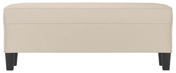 Krémszínű mikroszálas szövet pad 100 x 35 x 41 cm