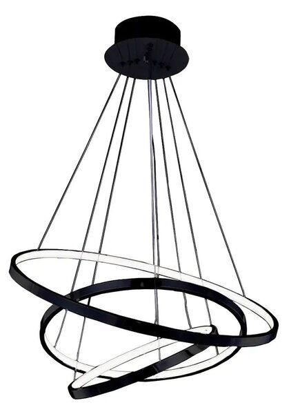Luxus csillár Wheel 3 Dimm fekete