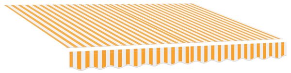 Behúzható napellenző Sárga 250 x 200 cm szövet