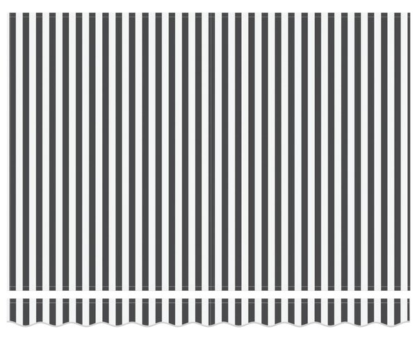 Behúzható napellenző Antracit 350 x 200 cm szövet
