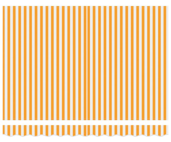 Behúzható napellenző Sárga 250 x 200 cm szövet