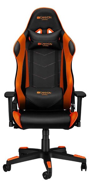 Canyon Deimos Gamer szék - Fekete/Narancssárga