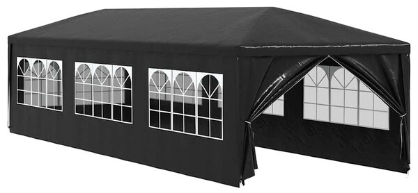 Antracitszürke partisátor 3 x 9 m