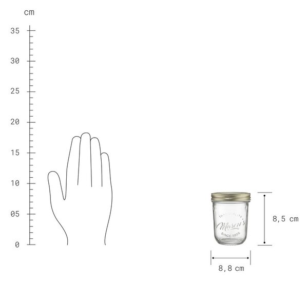 MASON'S befőttes üveg 320 ml