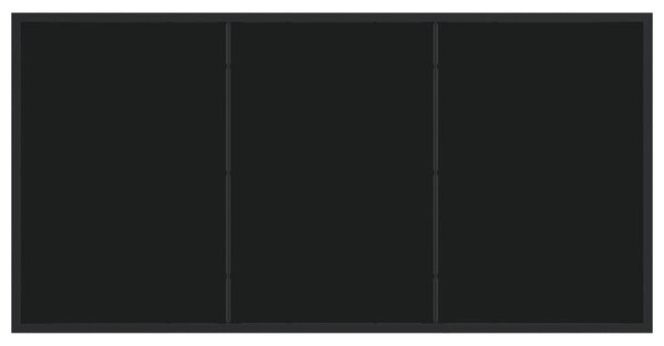 Kerti Asztal Fekete 140 x 70 x 73 cm Fém