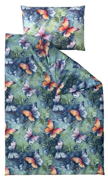 Mikroszálas ágynemű COLORFUL BUTTERFLY, színes Ágyneműhuzat mérete: 70 x 90 cm | 140 x 220 cm