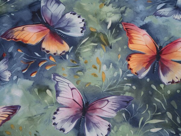 Mikroszálas ágynemű COLORFUL BUTTERFLY, színes Ágyneműhuzat mérete: 70 x 90 cm | 140 x 220 cm