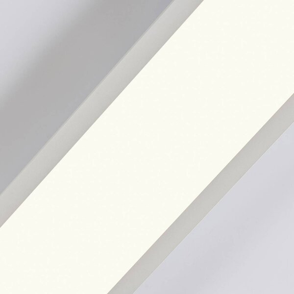 Arcchio Enora LED panel, 3500lm, fehér, fém, 119,5 cm, cm, Fehér / opál, Nappali / Étkező, Műanyag, Modern