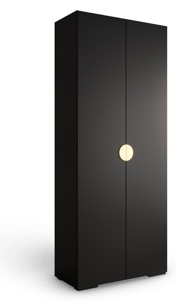 INOVA 4 ruhásszekrény 100x237x47 - fekete