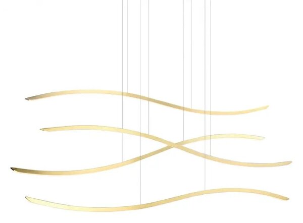 Design csillár Waves szabályozható arany