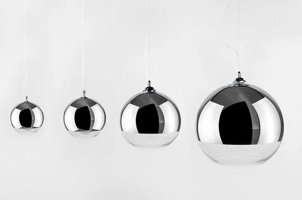 Silver Ball 3 Line ipari csillár – Szürke