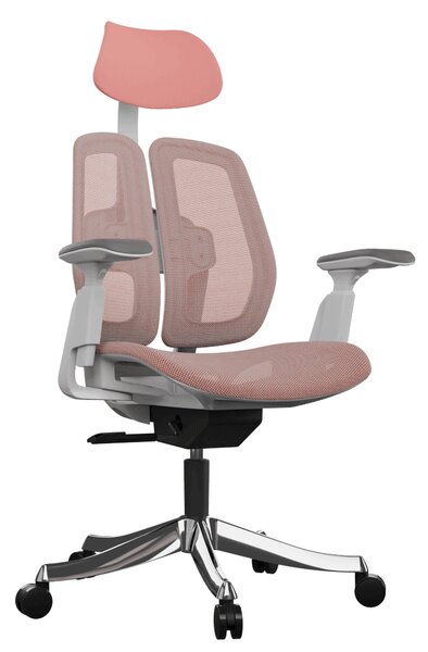 Ergonomikus irodai szék Liftor Active, rózsaszín (háló)