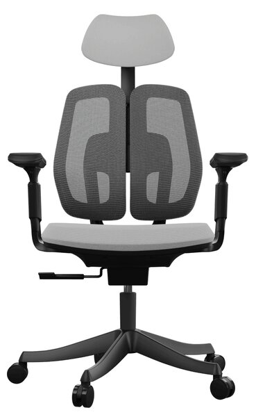 Ergonomikus irodai szék Liftor Active, szürke (textil + háló)