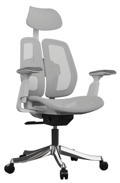 Ergonomikus irodai szék Liftor Active, világosszürke (háló)
