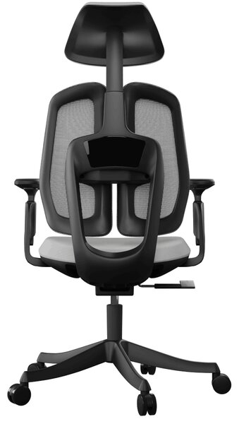 Ergonomikus irodai szék Liftor Active, szürke (textil + háló)