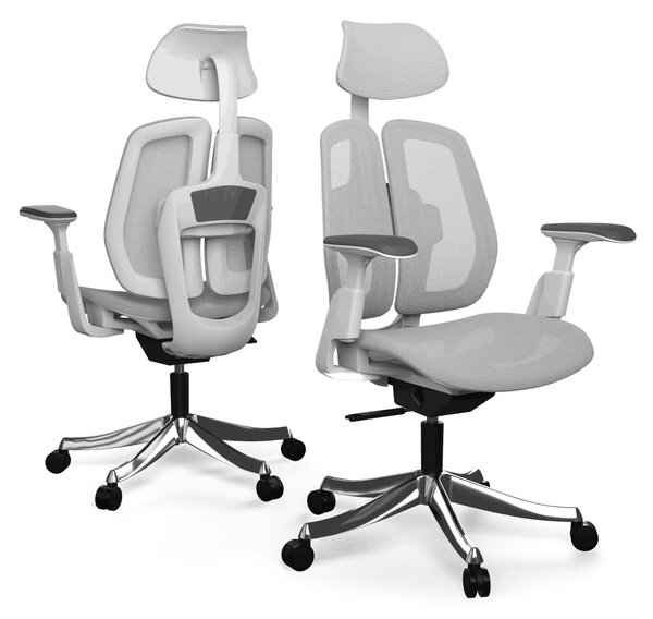 Ergonomikus irodai szék Liftor Active, világosszürke (háló)